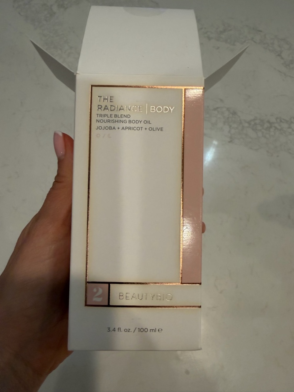 BEAUTYBIO The Radiance Body Nourishing Body Oil - Pink/White
